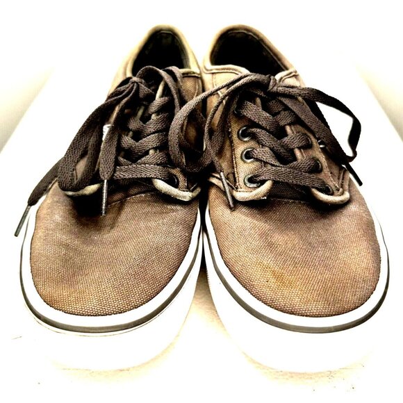 Vans Off the Wall Mens Shoes Low Top Skateboarding Tennis Sneakers Gray Size 7 - Picture 2 of 12